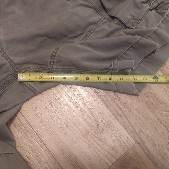 Ralph Lauren Mens 38 Green-Gray Cargo Shorts Vintage Nonstretch - Picture 5 of 11